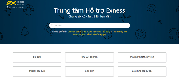 Dịch vụ hỗ trợ và chăm sóc khách hàng chuyên nghiệp đến từ Exness
