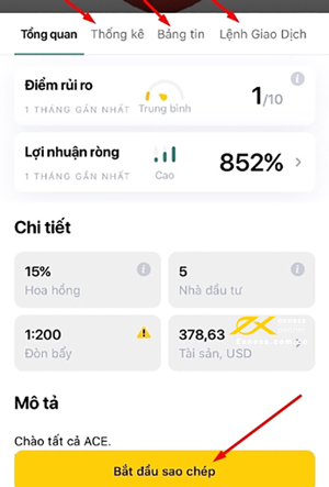 Nhấn “Bắt đầu” sau khi đã kiểm tra thông tin và đưa ra quyết định copy