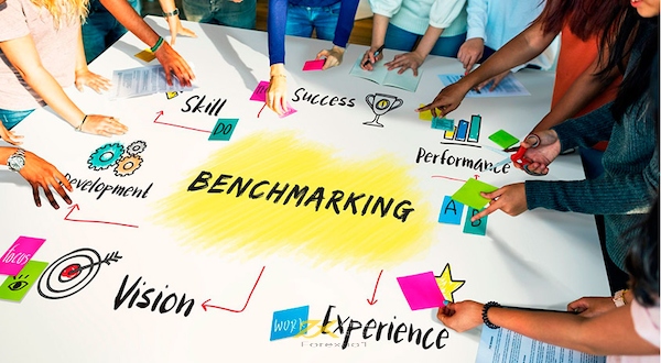 Benchmark giúp nắm bắt trạng thái hiện tại và đưa ra chiến lược phát triển phù hợp